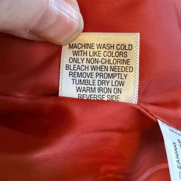 Studio Works Women's Rust Faux Suede Zip Up Jacket Blazer Size 14 Mid-Length - Picture 5 of 6